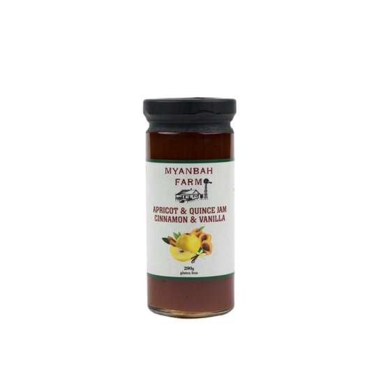 Myanbah Farm Apricot & Quince Jam with Cinnamon and Vanilla 290g