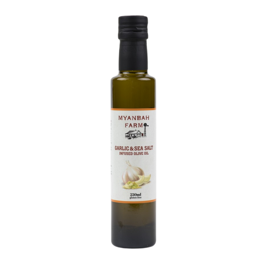 Myanbah Farm Garlic & Sea Salt Infused Olive Oil 250ml